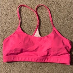Zyia Light n tight pink leopard bra